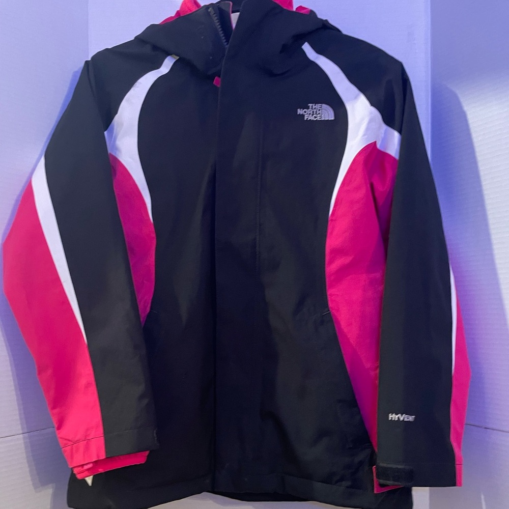 North Face jacket hot pink size L 14/16